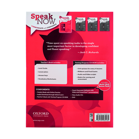 Speak Now 1 Teachers bookCD  3 